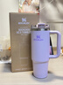 STANLEY保溫杯水杯巨無(wú)霸吸管杯大容量杯子保溫保冷車(chē)載家居辦公男女禮物 【熱賣(mài)TOP3】香蘭紫- 887ml 曬單實(shí)拍圖