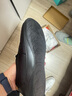 足力健老人鞋冬季加絨軟底單鞋媽媽鞋保暖鞋平底鞋休閑皮鞋 6326K黑色38 曬單實(shí)拍圖
