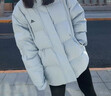 adidas 拒水防潑防風(fēng)保暖鴨絨羽絨服面包服男女同款阿迪達斯官方   黑色   L 曬單實(shí)拍圖