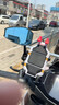 機車(chē)兄弟電動(dòng)車(chē)手機八爪支架摩托車(chē)九號極核減震m95c電瓶車(chē)手機架9號防抖 幻彩【斜角鏡座款】減震+防盜+鋁合金架 曬單實(shí)拍圖