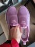 回力女鞋媽媽鞋秋冬季一腳蹬軟底運動(dòng)老北京布鞋 0603 淺紫色 39 曬單實(shí)拍圖