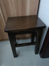 冬鷹匠木頭凳子家用全實(shí)木凳子餐桌凳加固木方凳簡(jiǎn)易凳子成人登子和椅子 長(cháng)方凳高45厘米 胡桃色 曬單實(shí)拍圖