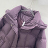 梵花秀（fanhuaxiu）媽媽冬裝羽絨棉服洋氣加厚棉襖2025新款中老年秋冬外套保暖棉衣女 紫色 洋氣羽絨棉衣 2XL 建議穿105-120斤 曬單實(shí)拍圖