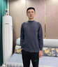 皮爾卡丹100%純山羊絨衫男冬季半高圓領(lǐng)套頭針織中青年加厚毛衣羊毛打底衫 時(shí)尚灰-半高衣領(lǐng)-【加530克】 厚款 XL 175 建議140-160斤 曬單實(shí)拍圖
