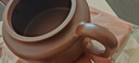 紫來(lái)順宜興正宗紫泥茶壺紫砂泡茶壺底槽清德鐘壺高檔功夫茶具送長(cháng)輩禮品 底槽清德鐘壺 220ml 曬單實(shí)拍圖