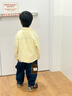 巴拉巴拉童裝兒童格子襯衫男女童2026新款春裝上衣清新格紋可愛(ài)寶寶衣服 黃藍格00433 110 曬單實(shí)拍圖