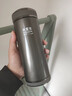 水宜生316不銹鋼保溫杯大容量電解質(zhì)水器便攜水杯 深灰色 420ML 曬單實(shí)拍圖