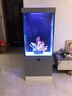 客廳小型立式超白玻璃增氧過(guò)濾一體家里落地生態(tài)金魚(yú)缸邊幾缸 灰色 40*40*117最新款前開(kāi)門(mén) 曬單實(shí)拍圖