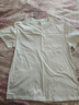 【京東直采】純棉t恤男 圓領(lǐng)t恤男打底衫半袖情侶t恤衫-用戶(hù)專(zhuān)享 白色（短袖） 4XL （170-190斤） 曬單實(shí)拍圖