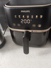 飛利浦（PHILIPS）空氣炸鍋不用翻面 家用全自動(dòng) 可視5L大容量 烘烤炸焗一體 烤紅薯烤薯條 禮物 HD9455/80  曬單實(shí)拍圖