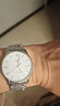 LONGINES浪琴瑞士律雅機械表男女情侶手表 L4.960.4.12.6白盤(pán)38.5/L4.360.4.12.6白盤(pán)25 曬單實(shí)拍圖