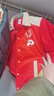 巴拉巴拉童裝兒童羽絨服男童春裝2025新款棒球服寶寶外套拜年服紅色上衣潮 曬單實(shí)拍圖