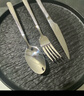 半物生活304不銹鋼牛排刀叉套裝西餐餐具刀叉勺三件套切牛排專(zhuān)用餐刀叉子 曬單實(shí)拍圖