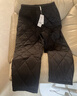 恒源祥老年人冬裝大碼老太太羽絨棉褲冬季女外穿媽媽褲子老人保暖奶奶褲 8312黑色直筒 2XL 建議135-150斤 曬單實(shí)拍圖
