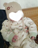 嬰兒帽子秋冬季可愛(ài)寶寶針織帽男女孩護耳毛線(xiàn)帽兒童帽子保暖防寒 米色 參考5-20個(gè)月/頭圍39-48cm 曬單實(shí)拍圖