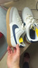 耐克NIKE板鞋男復古COURT VISION運動(dòng)鞋HF1068-133帆白/深藏青41 曬單實(shí)拍圖