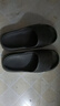 優(yōu)藝菲拖鞋2025新款男士時(shí)尚涼拖EVA家居室內防臭防滑厚底外穿 黑色EVA拖鞋 42-43 （偏小.建議拍大一碼） 曬單實(shí)拍圖