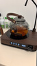 瓷牌茗茶具電陶爐煮茶器自動(dòng)上水抽水一體小型煮茶爐家用耐高溫玻璃煮茶壺 蕭墨木隱6杯8件盤(pán)祥合壺木紋默言 曬單實(shí)拍圖