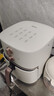 美的（Midea）空氣炸鍋免翻面雙旋鈕家用大容量5.3L多功能空氣炸鍋蒸烤一體熱風(fēng)循環(huán)金屬內腔 MF-KZE535J5 曬單實(shí)拍圖