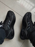 希慕馳（XIMUCHI）品牌輕奢男鞋2025秋冬季新款運動(dòng)鞋男厚底增高老爹鞋透氣休閑鞋 黑色 38 標準皮鞋尺碼 曬單實(shí)拍圖