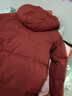 鴨鴨羽絨服女中長(cháng)款2025冬季新款時(shí)尚加厚騏驥紅色韓版時(shí)尚休閑外套 棗紅色 M 曬單實(shí)拍圖