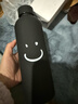貞嘻水杯保溫杯男士杯子新年禮物禮品送員工實(shí)用大容量不銹鋼車(chē)載學(xué)生 黑色笑臉保溫杯510ml 曬單實(shí)拍圖