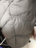 鴨鴨（YAYA）羽絨服2025年冬季新品女裝時(shí)尚韓版百搭加厚連帽上衣保暖外套 灰色 L (165) 曬單實(shí)拍圖