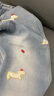 棉致臘腸狗刺繡加絨加厚直筒牛仔褲女秋冬季寬松顯瘦闊腿休閑褲子女 S749藍色【加絨高品質(zhì)】 S 88-100斤 曬單實(shí)拍圖