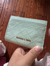 CHARLES&KEITH26春新品女士菱格短款錢(qián)包零錢(qián)包卡包CK6-10701631 Mint Green薄荷綠色 XXS 曬單實(shí)拍圖