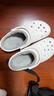 卡駱馳（CROCS）貝雅秋冬保暖毛毛鞋|205969 白/淺灰-11H 41/42(260mm)  曬單實(shí)拍圖