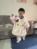 另約秋冬季半邊絨睡衣女款加厚加絨可愛(ài)kt貓長(cháng)袖珊瑚絨保暖家居服套裝 3443W KT貓 M 曬單實(shí)拍圖