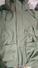 鴨鴨（YAYA）【王一博同款】戶(hù)外登山羽絨服男士2024冬季新款短款加厚外套YX 軍綠色 XL /180 曬單實(shí)拍圖