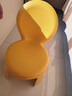 禧天龍 家用塑料福娃椅  亮麗黃 耐磨穩固兒童凳椅子  安全加厚靠背凳 曬單實(shí)拍圖