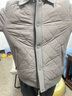 皮爾卡丹（pierre cardin）2025格子棉服夾克男士冬季新品輕薄保暖翻領(lǐng)棉襖時(shí)尚休閑棉衣外套 灰色 XL 180碼/建議135-155斤 曬單實(shí)拍圖
