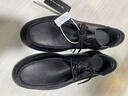 SUSTYLE奢侈高端品牌高檔男鞋真皮商務(wù)休閑皮鞋男春夏季單層牛皮輕便透氣 黑色 （單層皮） 39 曬單實(shí)拍圖