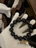 靈木閣印度小葉紫檀手串高油高密度滿(mǎn)金星佛珠文玩老料檀香木男士手鏈 18mm*13顆-沉水老料高密度紫檀 曬單實(shí)拍圖