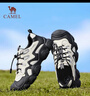 駱駝（CAMEL）丑萌登山鞋4.0 山系徒步鞋女戶(hù)外休閑鞋 L25S469032 米/黑/銀 36 曬單實(shí)拍圖