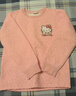 Hello Kitty女童保暖內衣套裝加絨厚兒童夾棉秋衣秋褲套裝 55501粉色 150  曬單實(shí)拍圖