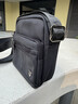 七匹狼單肩包男士商務(wù)通勤大容量斜挎包防潑水帆布包戶(hù)外休閑輕便小背包 黑色【商務(wù)有型 輕便防潑水】 曬單實(shí)拍圖