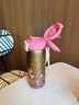 大卡純鈦保溫杯兒童純鈦吸管水杯高顏值便攜鈦杯男女孩生日禮物 鈦漸變粉【內外純鈦+提繩】550ml 曬單實(shí)拍圖