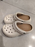 回力洞洞鞋女外穿厚底eva沙灘涼鞋女休閑包頭拖鞋 SDJ-0603 米卡其 38 曬單實(shí)拍圖