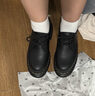 馬丁博士（Dr.Martens）Audrick 3i男女秋冬明星同款厚底松糕底鞋 黑色 38 曬單實(shí)拍圖
