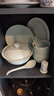景德鎮（jdz）陶瓷餐具套裝家用中式影青碗盤(pán)餐具簡(jiǎn)約純色碗碟高檔喬遷禮物流影 曬單實(shí)拍圖