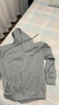 冠軍（CHAMPION）刺繡加絨休閑大碼寬松情侶潮男女學(xué)生情侶衛衣連帽雙臂刺繡衛衣 淺灰色 L 曬單實(shí)拍圖