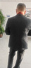 杉杉90%鵝絨 含羊毛羽絨西服男士秋冬季商務(wù)休閑爸爸工裝單西裝外套 曬單實(shí)拍圖