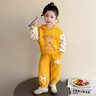 G.duck小黃鴨童裝星星人衣服女童春裝套裝2026新款洋氣兒童衛衣褲子春秋 黃色 110 建議4~5歲【100-110cm】cm 曬單實(shí)拍圖