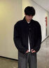 暗黑設計感短款飛行夾克男春秋季簡(jiǎn)約上衣百搭外套潮2025年日系潮 黑色 XL 曬單實(shí)拍圖