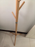 穩納衣帽架 衣架落地 實(shí)木掛衣架 陽(yáng)臺臥室衣服架 原木色三角款3176Q 曬單實(shí)拍圖