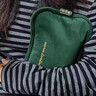 德國充電式熱水袋暖手寶暖寶寶被窩暖水袋敷肚子熱寶女防爆電暖寶 升級數顯墨綠【暖手熱水袋+充電器】進(jìn)口絲絨 水電分離 曬單實(shí)拍圖