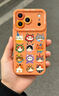 iPhone17手機殼女款全包硅膠帶掛鏈超火貓咪卡通高級感外殼耐磨 【多彩貓咪-橙色】硅膠軟殼鏡頭保護 iPhone 17 Pro Max 曬單實(shí)拍圖